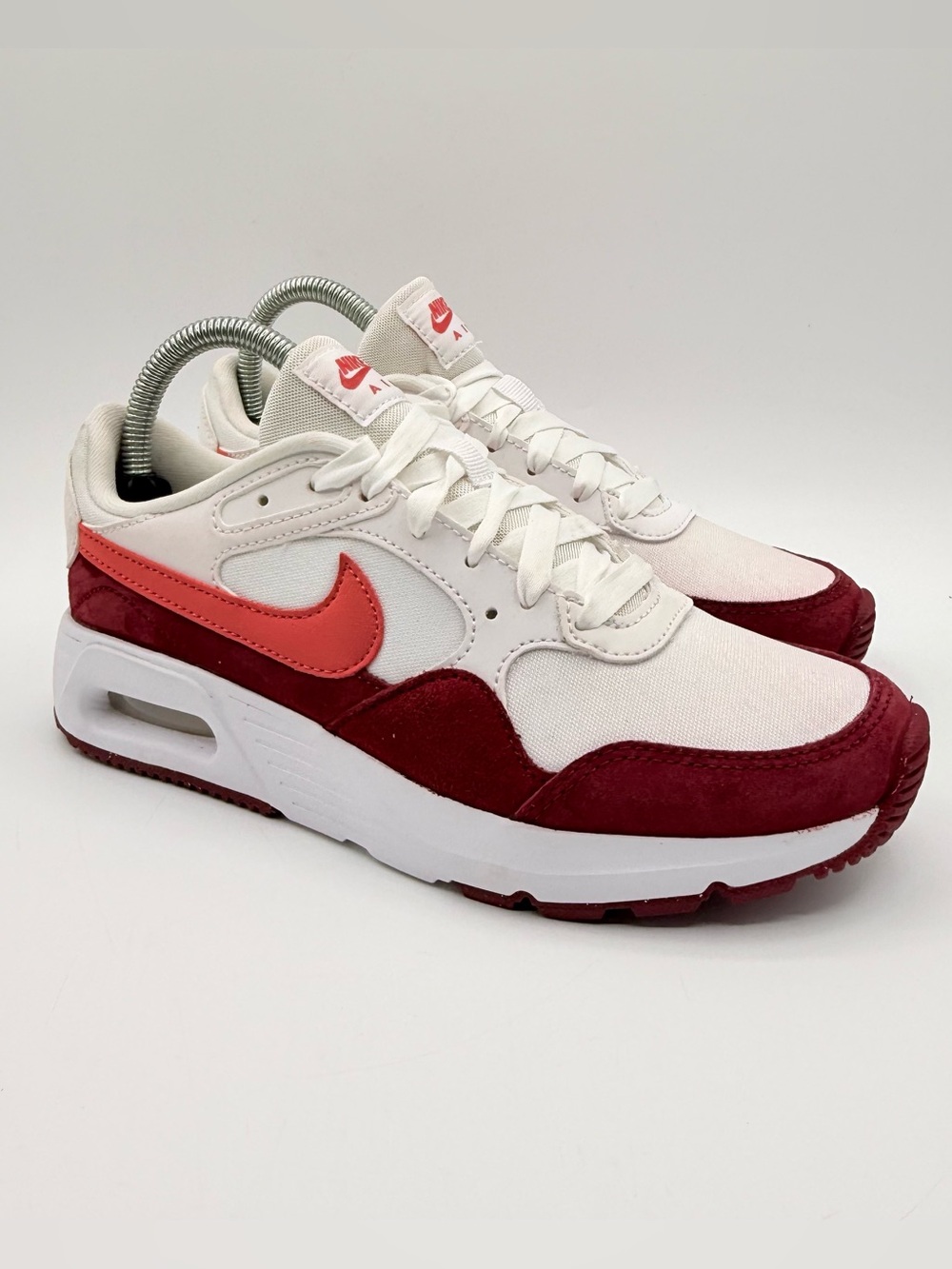 Nike Air Max SC Valentine’s Day 2024 Women’s 6.5 White Team Red FJ3242-100. READ